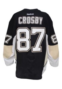 2013 Sidney Crosby Pittsburgh Penguins Game-Used Home Jersey