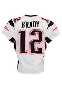 2013 Tom Brady New England Patriots Game-Used Home Jersey