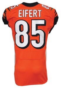 2013 Tyler Eifert Cincinnati Bengals Game-Used Home Jersey