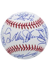 2013 Washington Nationals Team-Signed OML Baseball