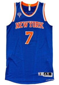 2014-15 Carmelo Anthony NY Knicks Game-Used Jersey