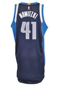 2014-15 Dirk Nowitzki Dallas Mavericks Game-Used Alternate Jersey