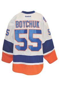 2014-15 Johnny Boychuk New York Islanders Game-Used Road Jersey