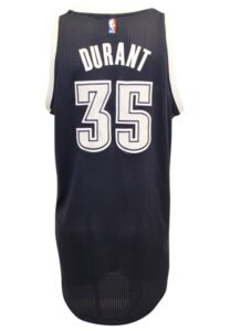 2014-15 Kevin Durant Oklahoma City Thunder Game-Used Alternate Jersey 