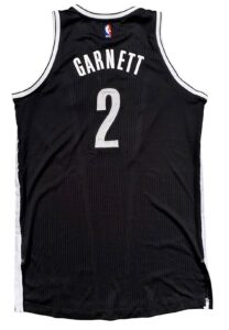 2014-15 Kevin Garnett Brooklyn Nets Game-Used Jersey