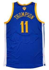 2014-15 Klay Thompson Golden State Warriors NBA Finals Game-Issued Jersey