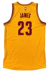 2014-15 LeBron James Cleveland Cavaliers Game-Used Jersey