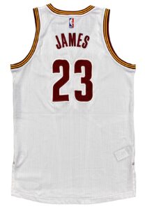 2014-15 LeBron James Cleveland Cavaliers Game-Used Jersey