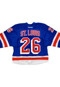 2014-15 Martin St. Louis NY Rangers Game-Used Jersey