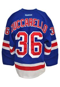 2014-15 Mats Zuccarello New York Rangers Game-Used Home Jersey