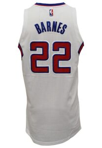 2014-15 Matt Barnes Los Angeles Clippers Game-Used Home Jersey