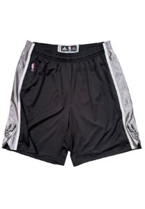 2014-15 Tim Duncan San Antonio Spurs Game-Used Shorts