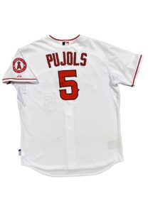 2014 Albert Pujols LA Angels Game-Used Home Jersey