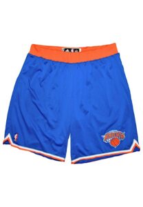 2014 Carmelo Anthony New York Knicks Game-Used Road Shorts