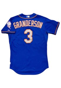 2014 Curtis Granderson NY Mets Game-Used Alternate Jersey