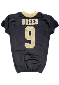 2014 Drew Brees New Orleans Saints Game-Used Jersey