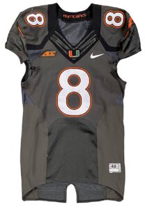 2014 Duke Johnson Miami Hurricanes Game-Used Jersey