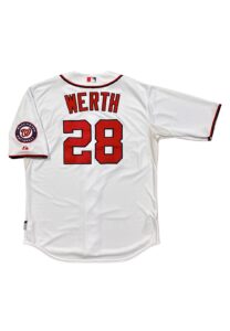 2014 Jayson Werth Washington Nationals Game-Used Home Jersey