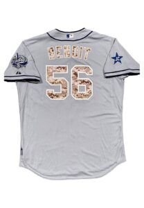 2014 Joaquin Benoit SD Padres Game-Used Road Camo Jersey