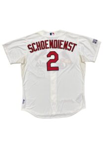 2014 Red Schoendienst St. Louis Cardinals Team-Issued Home Jersey