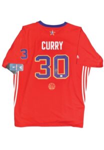 2014 Stephen Curry NBA All-Star Western Conference Autographed Jersey