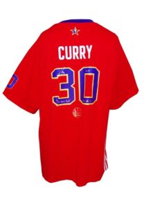 2014 Stephen Curry NBA All-Star Western Conference Autographed Jersey