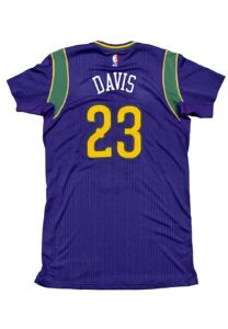 2015-16 Anthony Davis New Orleans Pelicans Game-Used Jersey