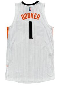 2015-16 Devin Booker Phoenix Suns Game-Used Jersey