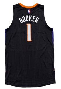 2015-16 Devin Booker Phoenix Suns Game-Used Jersey