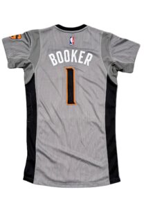 2015-16 Devin Booker Phoenix Suns Rookie Game-Used Alternate Jersey