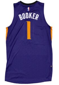 2015-16 Devin Booker Phoenix Suns Rookie Game-Used Jersey