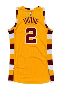 2015-16 Kyrie Irving Cleveland Cavs Game-Used HWC Jersey