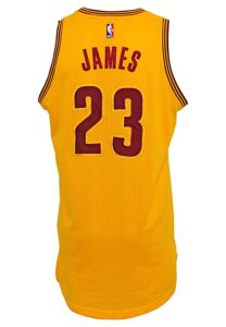 2015-16 LeBron James Cleveland Cavaliers Game-Used Alternate Jersey