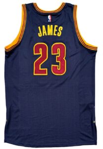 2015-16 LeBron James Cleveland Cavaliers Game-Used Jersey