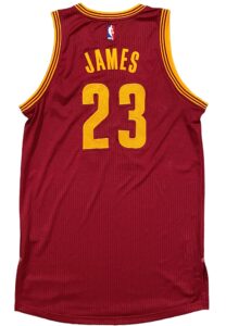 2015-16 LeBron James Cleveland Cavaliers Game-Used Jersey