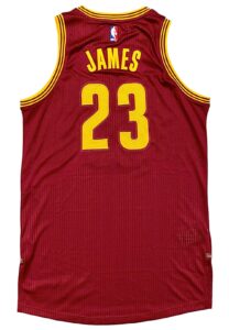 2015-16 LeBron James Cleveland Cavaliers Game-Used Jersey