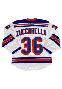 2015-16 Mats Zuccarello NY Rangers Game-Used Jersey