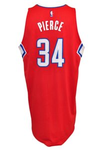 2015-16 Paul Pierce Los Angeles Clippers Game-Used Road Jersey 