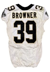 2015 Brandon Browner New Orleans Saints Game-Used & Signed Jersey