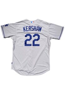 2015 Clayton Kershaw LA Dodgers Game-Used Jersey