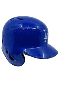 2015 Clayton Kershaw LA Dodgers Playoffs Game-Used Helmet