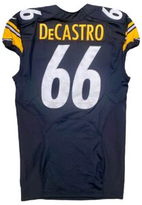 2015 David DeCastro Pittsburgh Steelers Game-Used Jersey