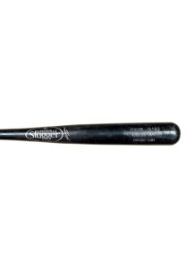 2015 Dexter Fowler Chicago Cubs Game-Used Kris Bryant Model Bat