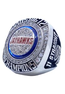 2015 Frank Mason III Kansas Jayhawks Big 12 Champions Ring