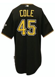 2015 Gerrit Cole Pittsburgh Pirates Game-Used & Autographed Jersey