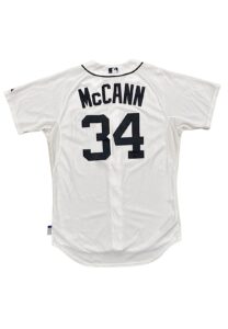 2015 James McCann Detroit Tigers Game-Used Home Jersey