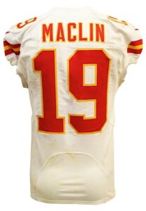 2015 Jeremy Maclin Kansas City Chiefs Game-Used Uniform