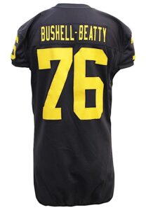 2015 Juwann Bushell-Beatty Michigan Wolverines Game-Used Citrus Bowl & Blue Jerseys