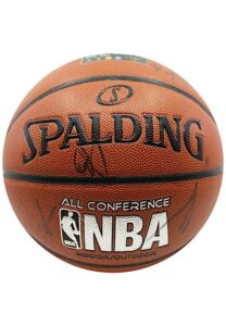 2015 NBA All-Star Game Dual Team-Signed Spalding Basketball