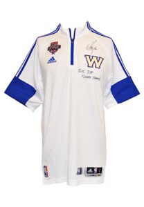 2015 Stephen Curry NBA All-Star Weekend Player-Worn & Autographed Shooting Shirt